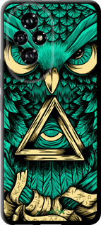 TPU чехол Сова Арт-тату для Huawei Honor 200 - 3971b-3731 изображение 