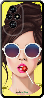 TPU чехол Девушка с чупа-чупсом для Huawei Honor 200 - 3979b-3731 изображение 