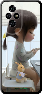 TPU чехол Милая девочка с зайчиком для Huawei Honor 200 - 4039b-3731 изображение 