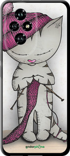 TPU чехол Кошка рукодельница для Huawei Honor 200 - 4056b-3731 изображение 