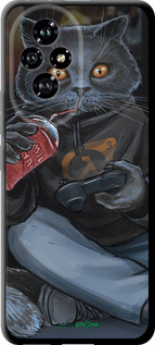 TPU чехол gamer cat для Huawei Honor 200 - 4140b-3731 изображение 