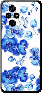 TPU чехол Голубые орхидеи для Huawei Honor 200 - 4406b-3731 изображение 