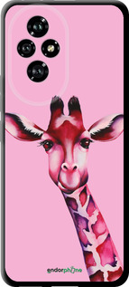 TPU чехол Розовая жирафа для Huawei Honor 200 - 4441b-3731 изображение 