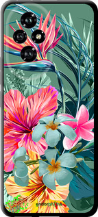 TPU чехол Тропические цветы v1 для Huawei Honor 200 - 4667b-3731 изображение 