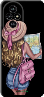 TPU чехол Девушка с картой для Huawei Honor 200 - 4704b-3731 изображение 