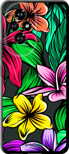 TPU чехол Тропические цветы 1 для Huawei Honor 200 - 4753b-3731 изображение 