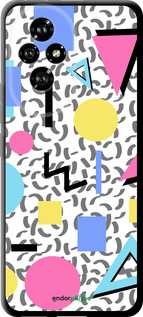 TPU чехол Color shapes для Huawei Honor 200 - 4893b-3731 изображение 