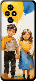 TPU чехол Дети с шариками для Huawei Honor 200 - 5659b-3731 изображение 
