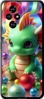 TPU чехол Веселый дракончик для Huawei Honor 200 - 5812b-3731 изображение 