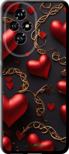 TPU чехол Сердечки для Huawei Honor 200 - 5831b-3731 изображение 