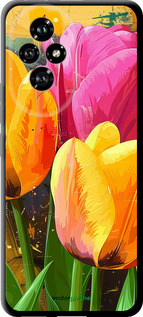 TPU чехол Нарисованные тюльпаны для Huawei Honor 200 - 5990b-3731 изображение 