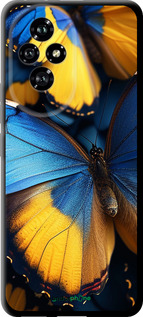 TPU чехол Желто-голубые бабочки для Huawei Honor 200 - 6046b-3731 изображение 
