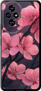 TPU чехол Пурпурная сакура для Huawei Honor 200 - 6075b-3731 изображение 
