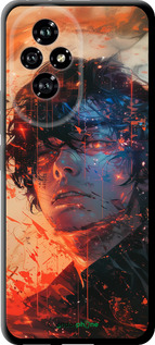 TPU чехол Лицо в пламени для Huawei Honor 200 - 6127b-3731 изображение 