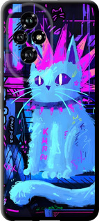TPU чехол Кот панк для Huawei Honor 200 - 6311b-3731 изображение 