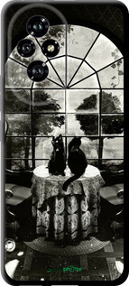 TPU чехол Череп и коты для Huawei Honor 200 - 6432b-3731 изображение 