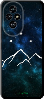 TPU чехол Горы и звезды нарисованы на фоне галактики для Huawei Honor 200 - 6490b-3731 изображение 