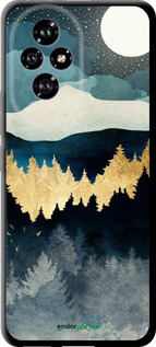 TPU чехол Ночной пейзаж с лесом и горами для Huawei Honor 200 - 6493b-3731 изображение 