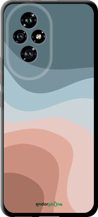 TPU чехол С синими и розовыми волнами в стиле ретро для Huawei Honor 200 - 6532b-3731 изображение 