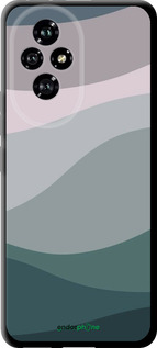 TPU чехол С фиолетовым и бирюзовым ретро-стилем и волнами для Huawei Honor 200 - 6533b-3731 изображение 