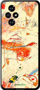 TPU чехол Динамічна картина з хаотичними мазками для Huawei Honor 200 - 6540b-3731 изображение 