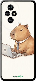 TPU чехол Funny Capybara CEO Working для Huawei Honor 200 - 6777b-3731 изображение 