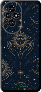 TPU чехол Celestial Harmony: Sun & Moon Gold Mystic Pattern для Huawei Honor 200 - 6778b-3731 изображение 