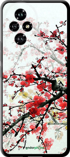 TPU чехол Цветущий куст для Huawei Honor 200 - 831b-3731 изображение 