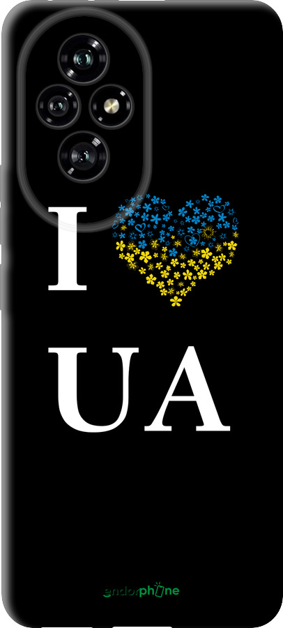 TPU чехол I love UA для Huawei Honor 200 - 1112b-3731 изображение 