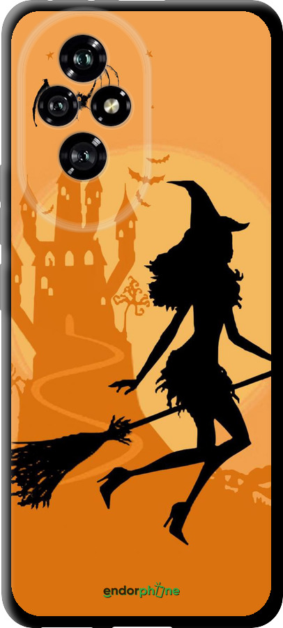 TPU чехол Ведьма на метле для Huawei Honor 200 - 1184b-3731 изображение 