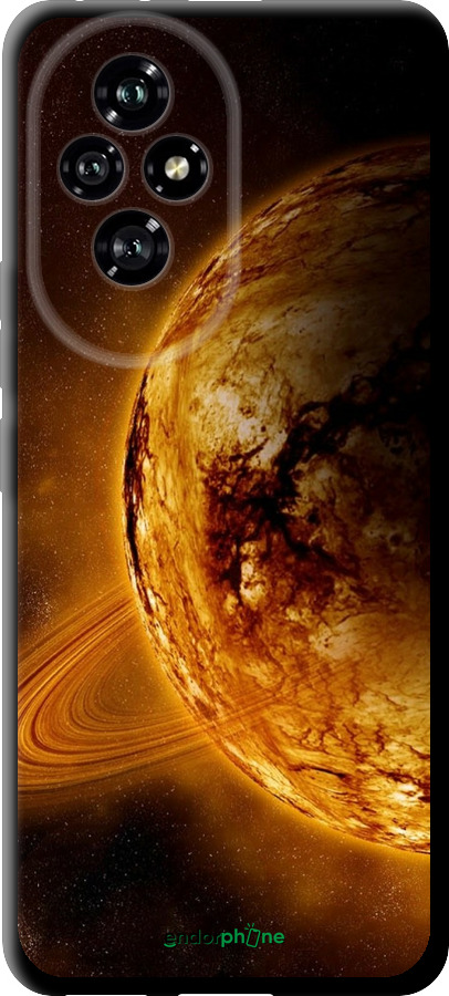TPU чехол Жёлтый Сатурн для Huawei Honor 200 - 170b-3731 изображение 