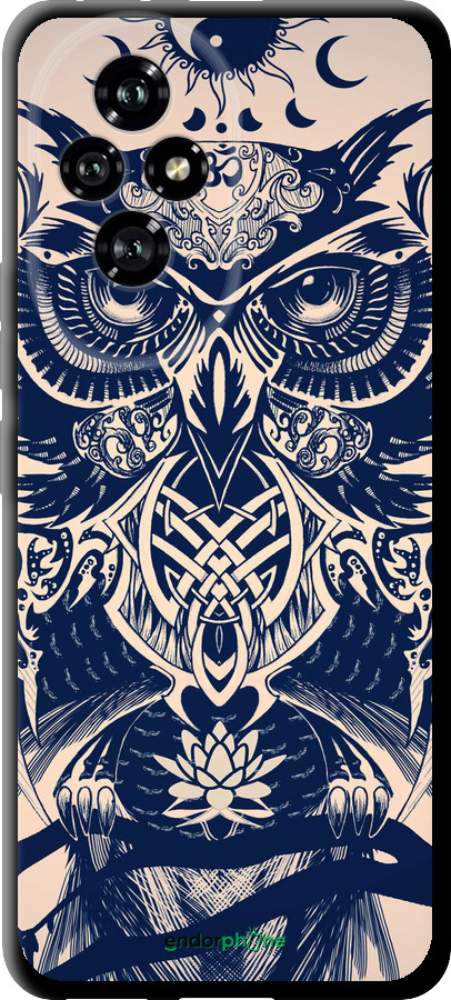TPU чехол Узорчатая сова для Huawei Honor 200 - 4000b-3731 изображение 