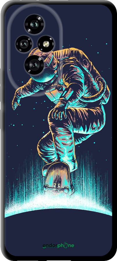 TPU чехол Космонавт на скейтборде для Huawei Honor 200 - 4145b-3731 изображение 