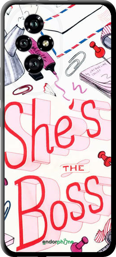TPU чехол she's the  boss для Huawei Honor 200 - 4254b-3731 изображение 