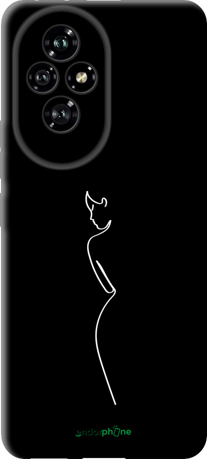 TPU чехол Силуэт1 для Huawei Honor 200 - 4590b-3731 изображение 