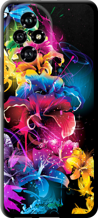 TPU чехол Абстрактные цветы для Huawei Honor 200 - 511b-3731 изображение 