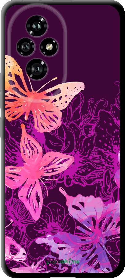 TPU чехол Бабочки v2 для Huawei Honor 200 - 5475b-3731 изображение 