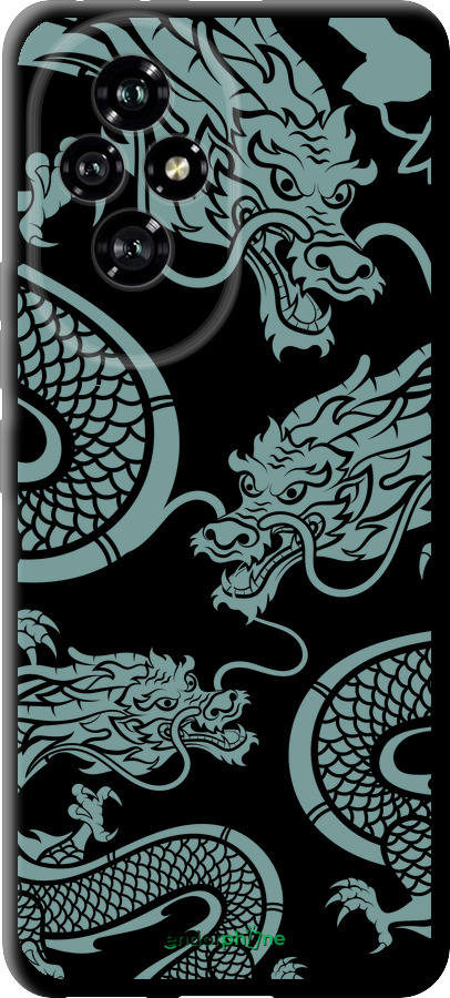 TPU чехол Дракон для Huawei Honor 200 - 5476b-3731 изображение 