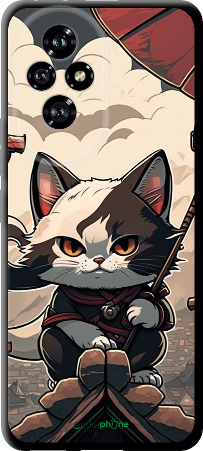 TPU чехол Япония - кот на крыше для Huawei Honor 200 - 5582b-3731 изображение 