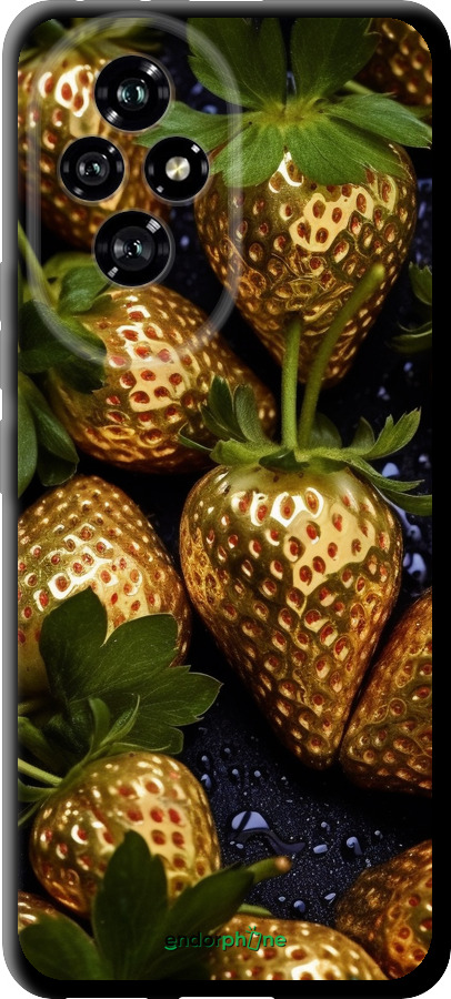 TPU чехол Золотая клубника для Huawei Honor 200 - 5637b-3731 изображение 