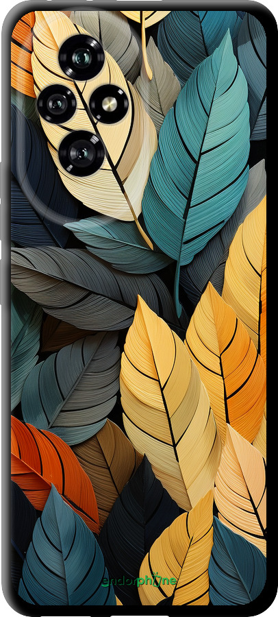 TPU чехол Кольорове листя для Huawei Honor 200 - 5644b-3731 изображение 