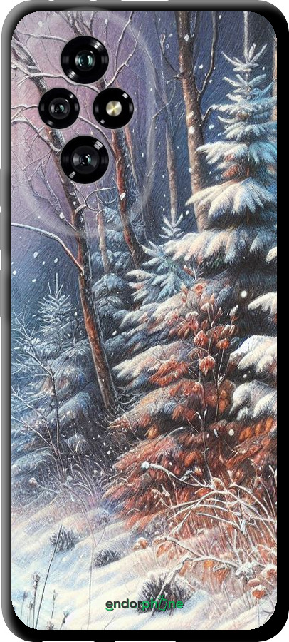 TPU чехол Зимний пейзаж для Huawei Honor 200 - 5814b-3731 изображение 