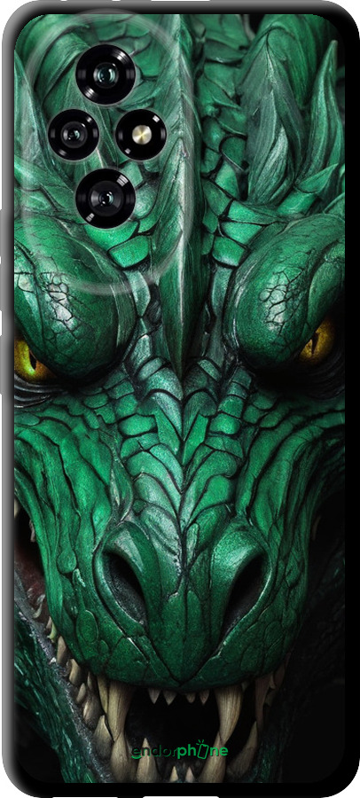 TPU чехол Зелёный дракон v2 для Huawei Honor 200 - 5817b-3731 изображение 