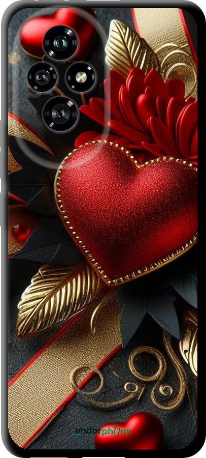 TPU чехол Сердечки v2 для Huawei Honor 200 - 5832b-3731 изображение 