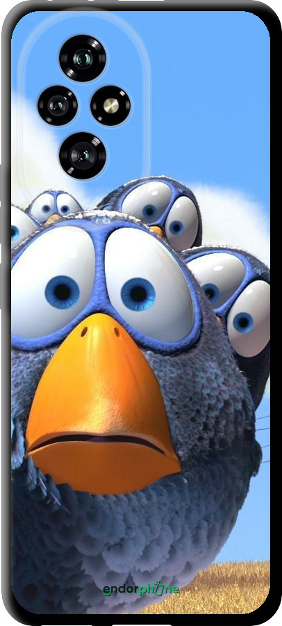 TPU чехол Angry Birds для Huawei Honor 200 - 6008b-3731 изображение 