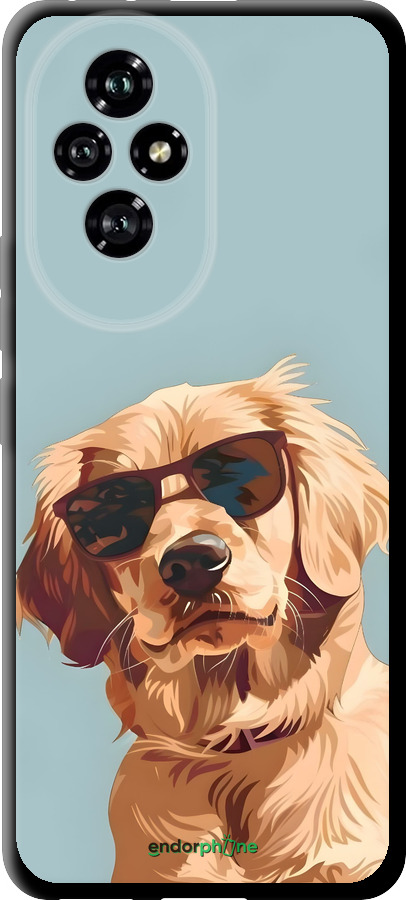 TPU чехол Пес в очках для Huawei Honor 200 - 6381b-3731 изображение 