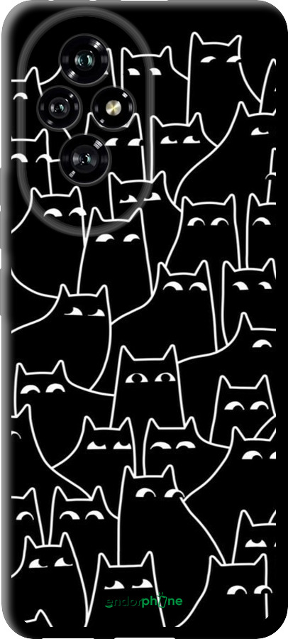 TPU чехол С изображением кошек для Huawei Honor 200 - 6470b-3731 изображение 