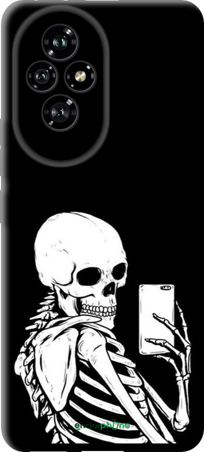 TPU чехол Скелет делает Selfie для Huawei Honor 200 - 6535b-3731 изображение 