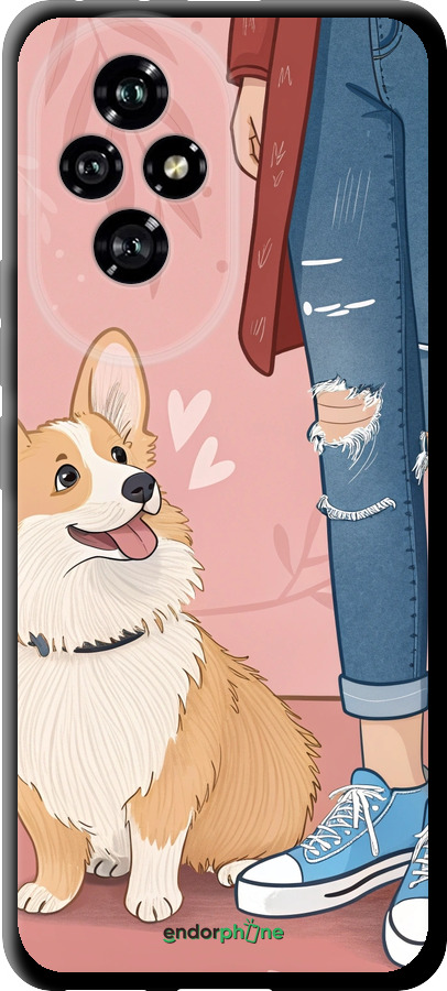 TPU чехол Корги 3 для Huawei Honor 200 - 6707b-3731 изображение 