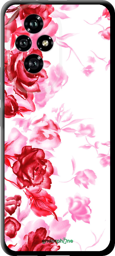 TPU чехол Нарисованные розы для Huawei Honor 200 - 724b-3731 изображение 